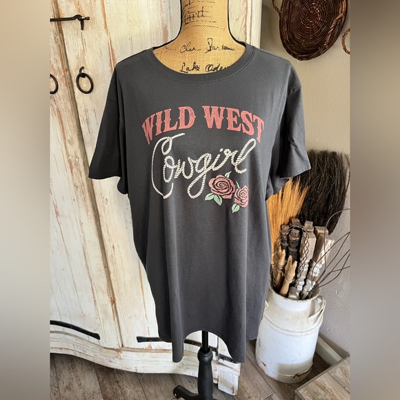 Torrid Cowgirl Relaxed Heritage Jersey Embroidered Tee - Picture 6 of 9